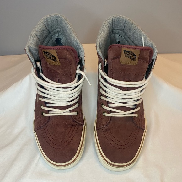 VANS SK8 high tops- warm brown suede - Picture 4 of 7
